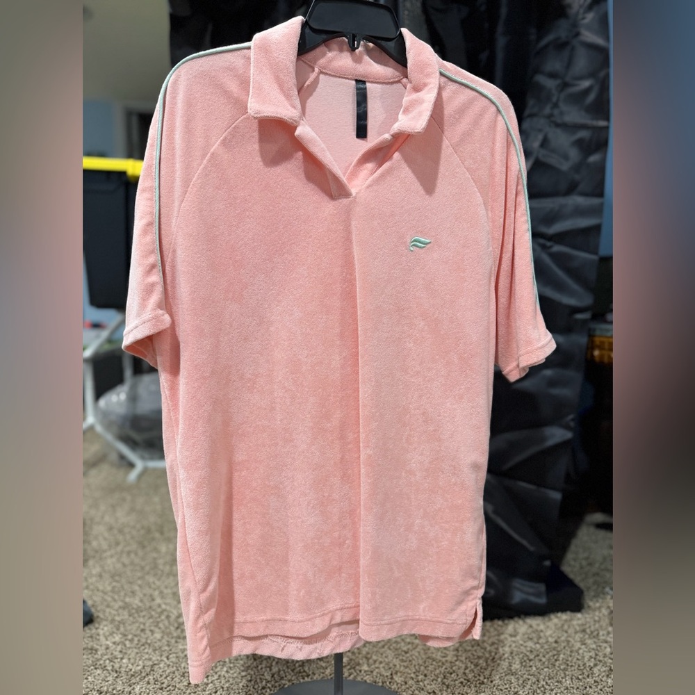 Men's Fabletics Pink Polo